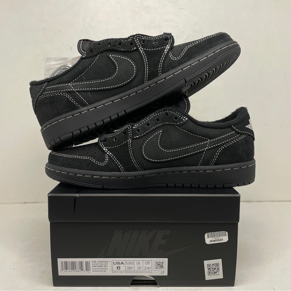 Nike Air Jordan 1 Retro Low OG SP Travis Scott “Black Phantom” 2023 - Picture 3 of 4